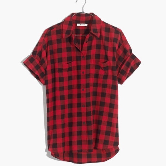 Madewell Tops - Madewell Flannel Courier in Buffalo Check